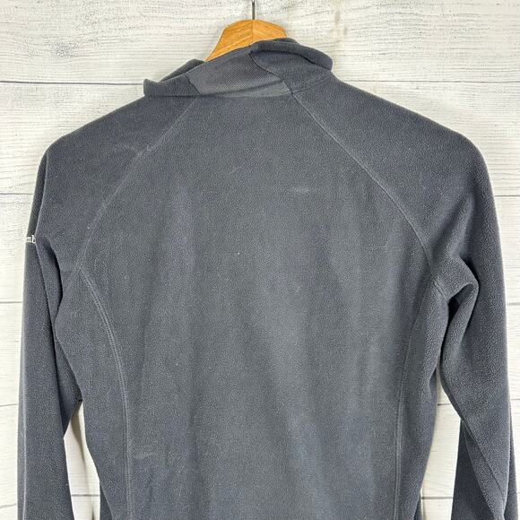 Columbia Womens size Small Arctic Air Fleece 1/2 Zip Jacket Black 1564881 - Picture 6 of 9